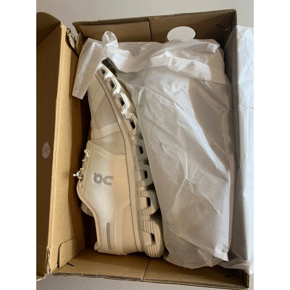 On Cloud 6 Womens Running Shoes White White 3WF10061200 US 8 EU 39 NEW - Picture 7 of 11